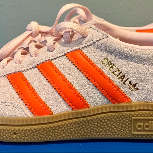 Adidas Handball Spezial W, Women’s Size 6.5, Pink/Orange, BNIB *no tags - Picture 2 of 5